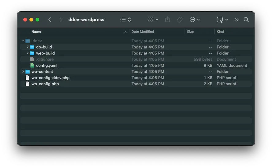 Finder window
